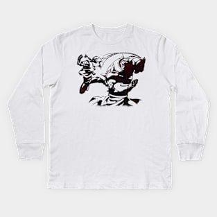 Edward and Aplhonse Elric FullMetal Alchemist Kids Long Sleeve T-Shirt